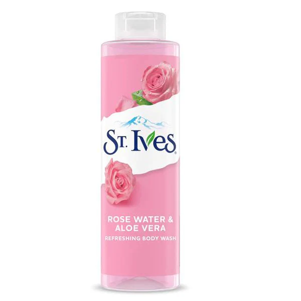 St. Ives Rose Water and Aloe Vera Body Wash-650ml