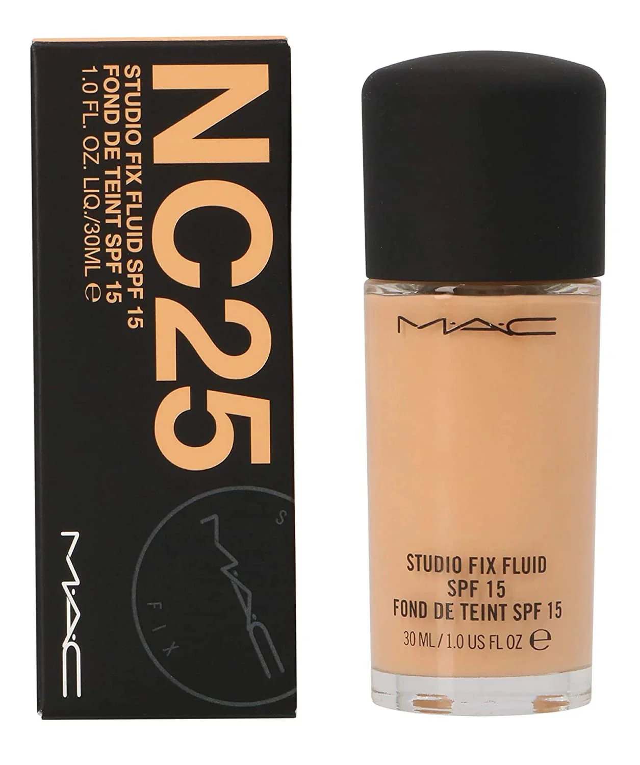 Mac NC25 Moisture SPF 15 Liquid Foundation - 30ml
