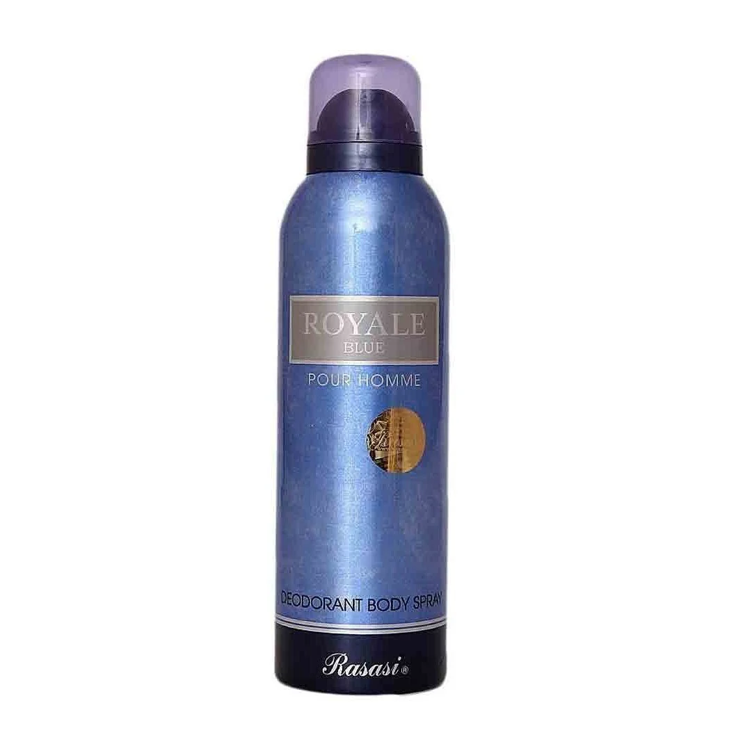 Rasasi Royale Blue Pour Homme Deodorant Body Spray- 200ml