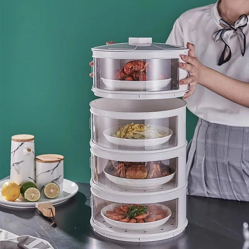 5 Floors Stackable Thermal Food Cover Set