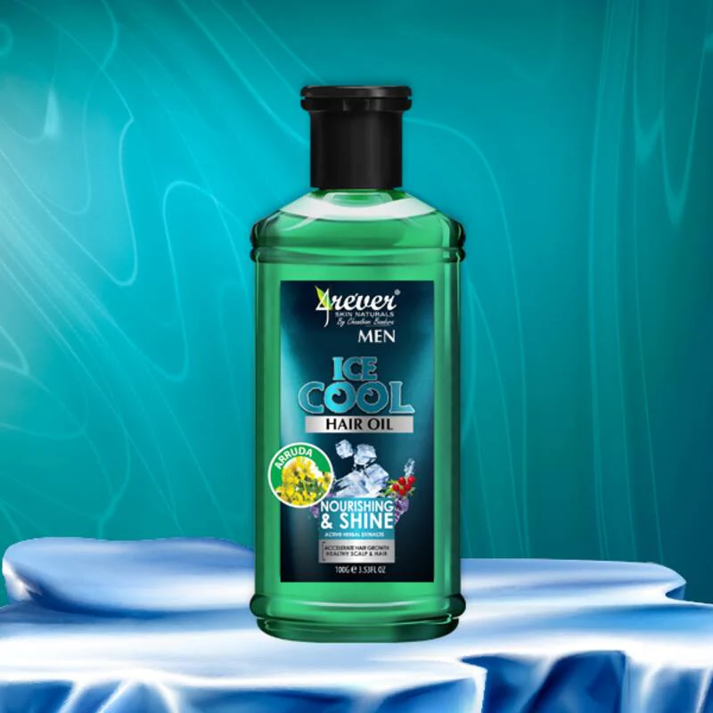 4rever Men Aruda Ice Cool Hair Oil - 100ml