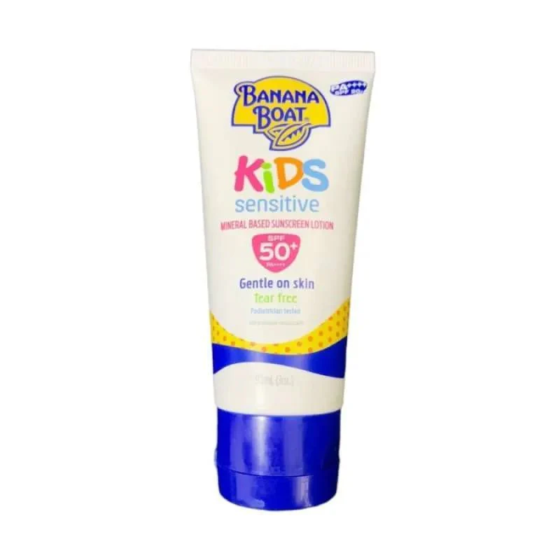 Banana Boat Kids Sensitive Mineral Based Sunscreen Lotion SPF 50+-90ml