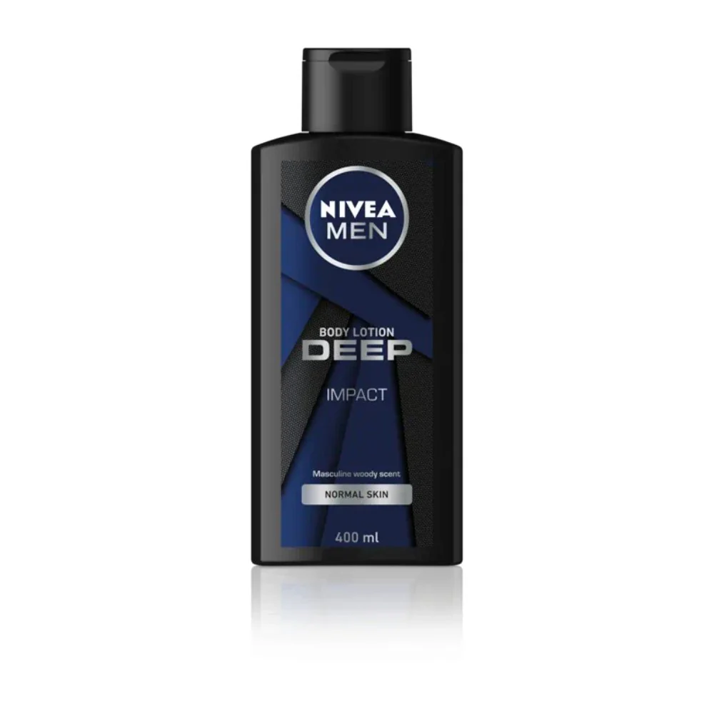 Nivea Men Deep Impact Masculine Woody Cent Body Lotion 400ml