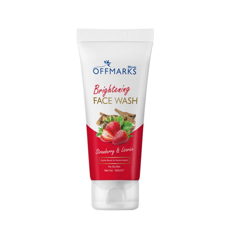 Offmarks Brightening Face Wash Strawberry And Licorice- 100ml