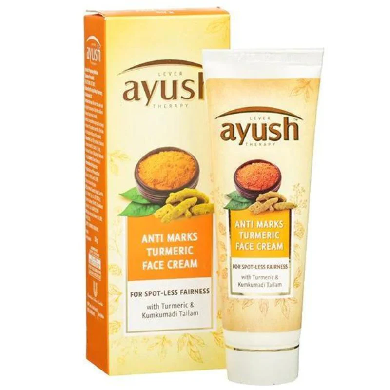 Lever Ayush Anti Marks Turmeric Face Cream - 50g