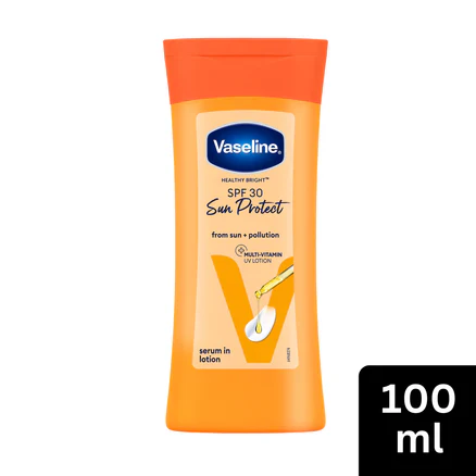 Vaseline Healthy Bright SPF30 Sun Protect Body Serum in Lotion 100ml - Image 2