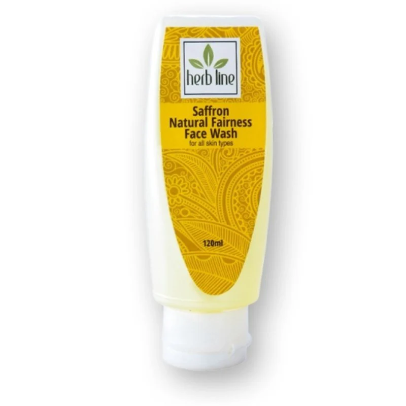 Herb Line Saffron Natural Fairness Face Wash - 120ml