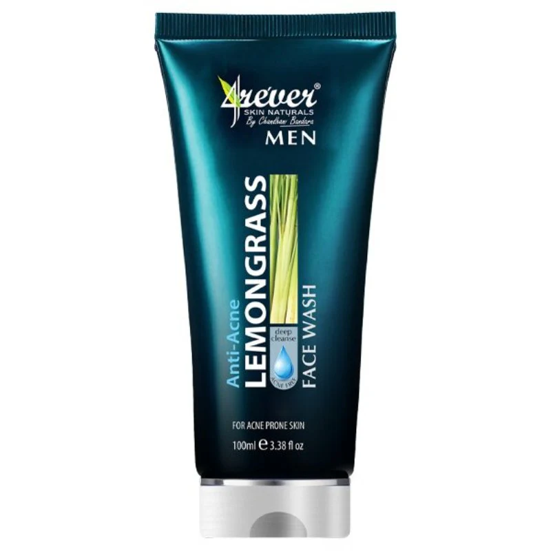 4rever Men Anti Acne Lemongrass Face Wash - 100ml