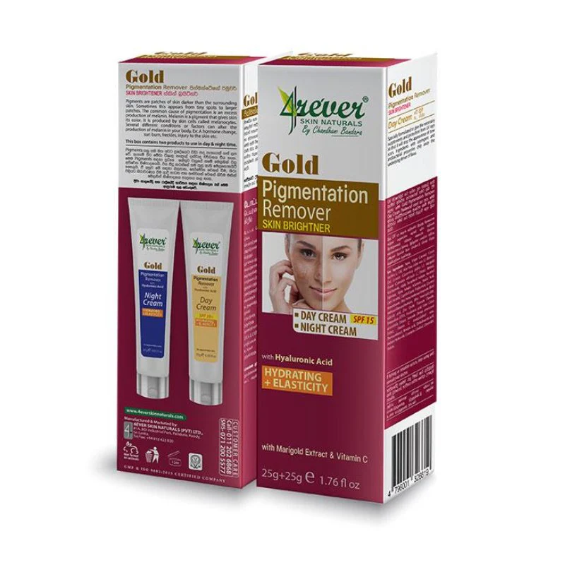 4rever Gold Pigmentation Remover Day & Night Cream - 25g + 25g