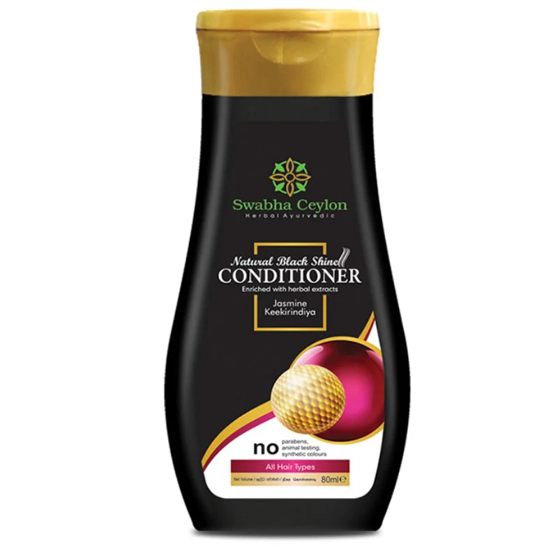 Swabha Ceylon Natural Black Shine Conditioner - 80ml