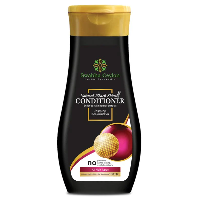 Swabha Ceylon Natural Black Shine Conditioner - 180ml