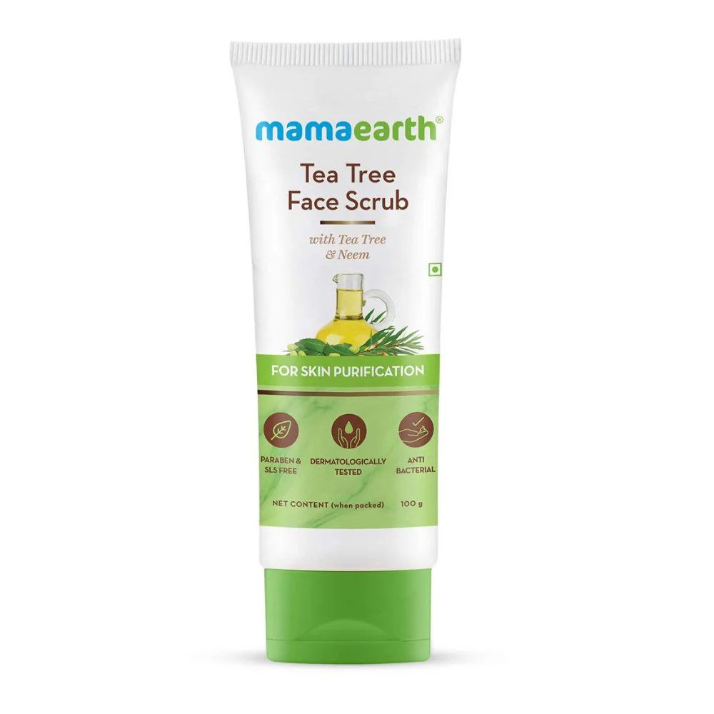 Mama Earth Tea Tree Face Scrub - 100g