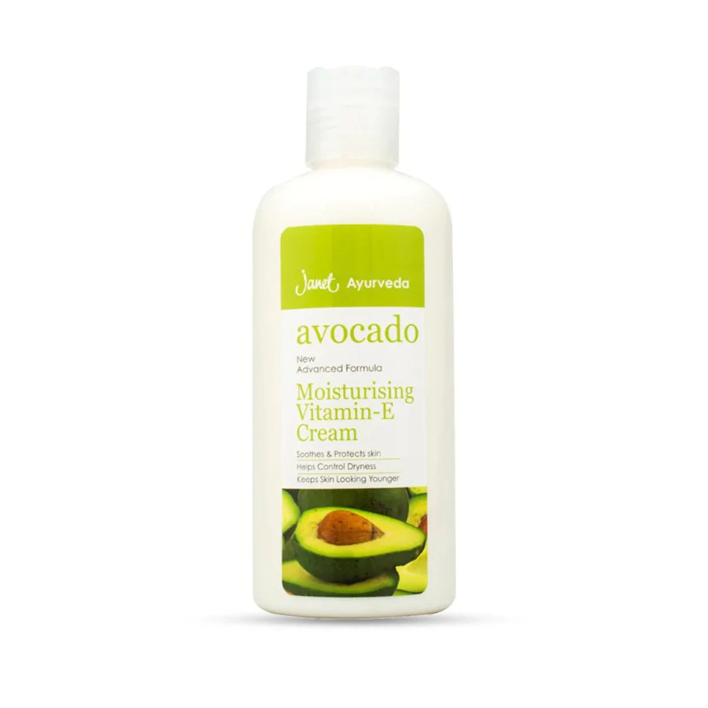Janet Avocado Moisturizing Vitamin E Cream - 300ml
