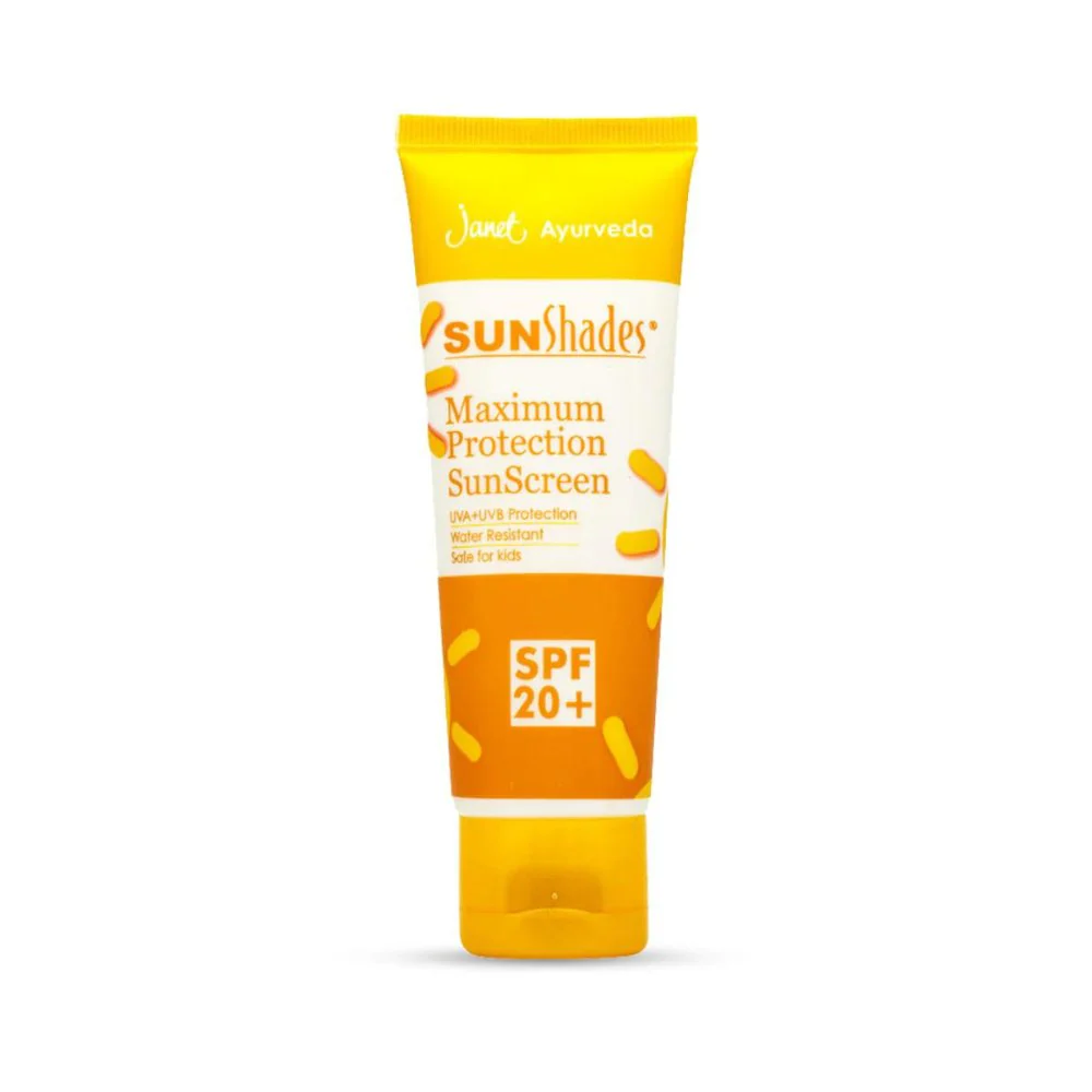Janet Maximum Protection Sun Screen SPF 20+ - 75ml