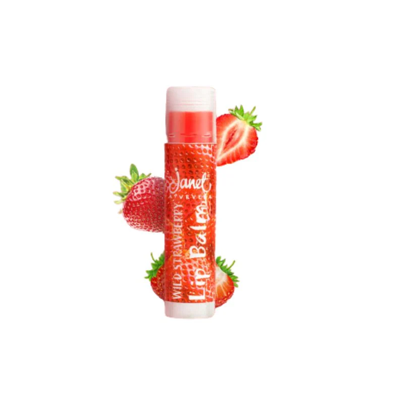 Janet Wild Strawberry Lip Balm - 3.5g