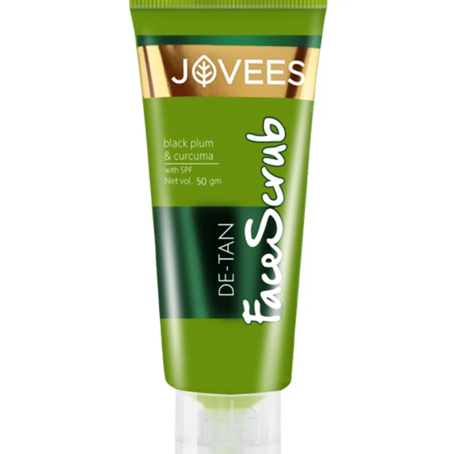 Jovees Herbal De-Tan Face Scrub -100g