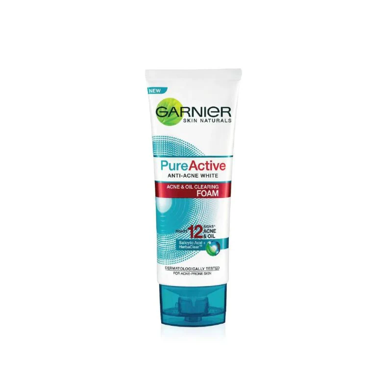 Garnier Pure Active Anti Acne Clearing Foam - 100ml