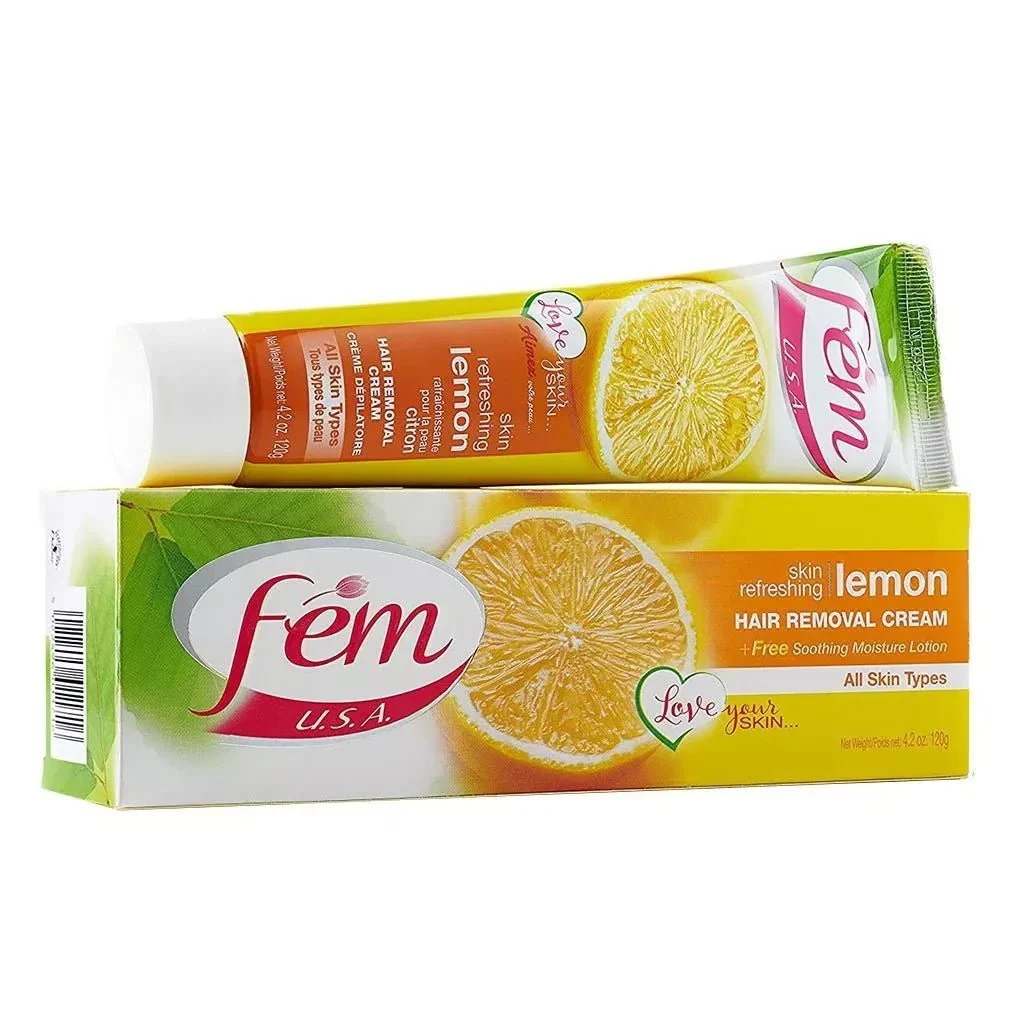 Fem Lemon Hair Removal Cream - 120g