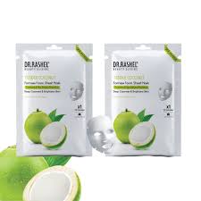 Dr Rashel Tender Coconut Fairness Facial Sheet Mask -20g