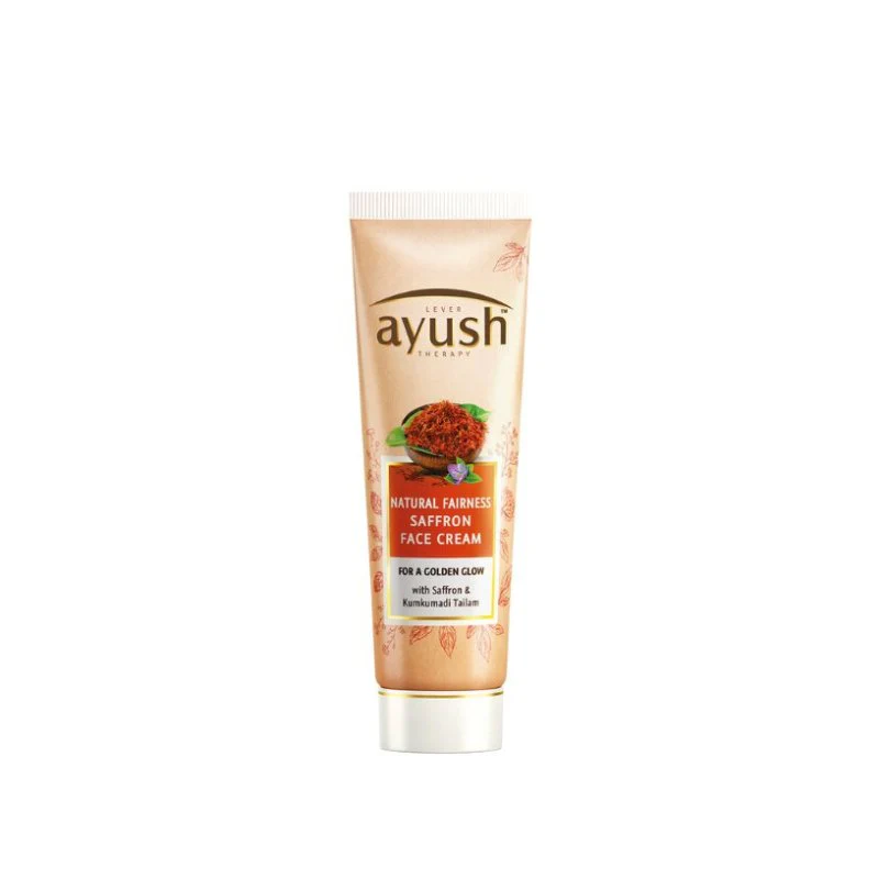 Ayush Natural Glow Saffron Face Cream -25g