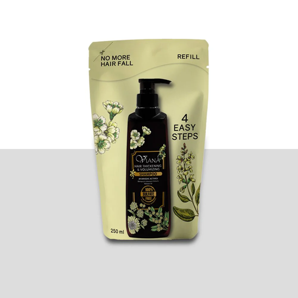 Viana Hair Thickening And volumizing Shampoo (Refill) -250ml