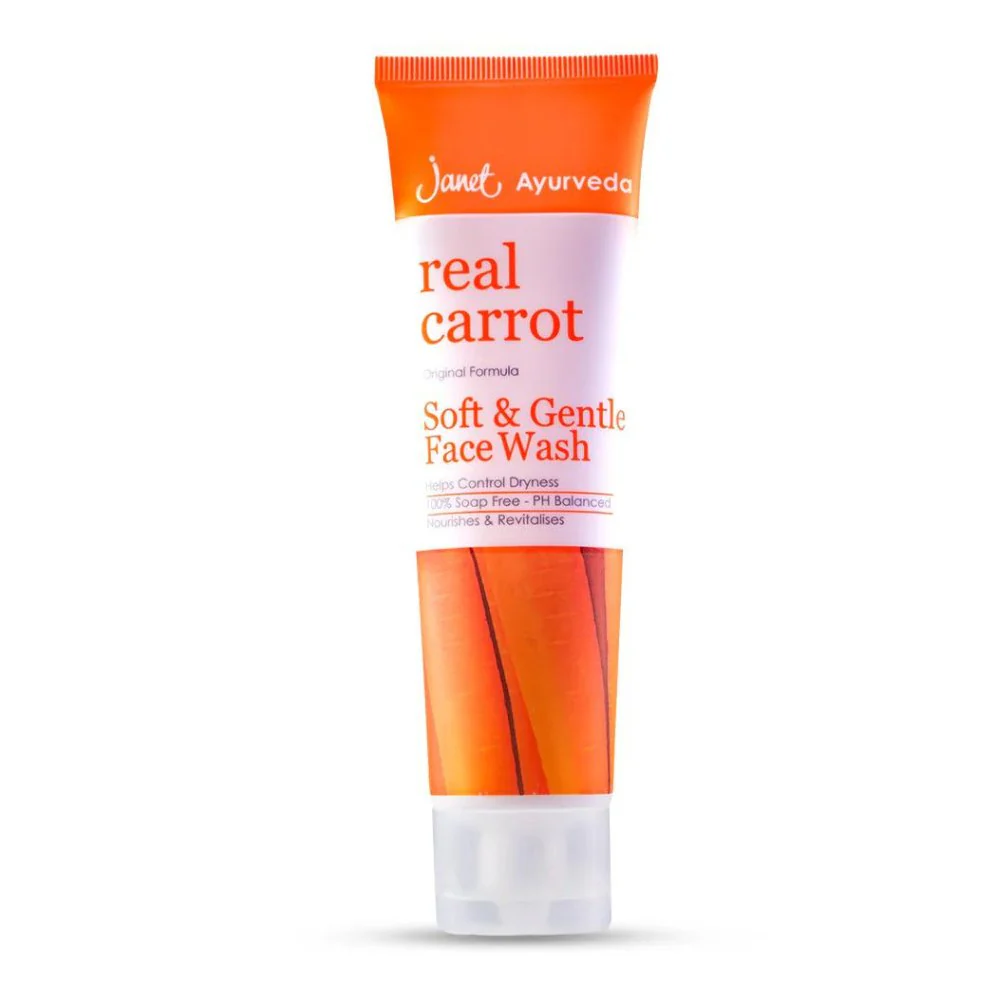 Janet Real Carrot Face Wash - 100ml