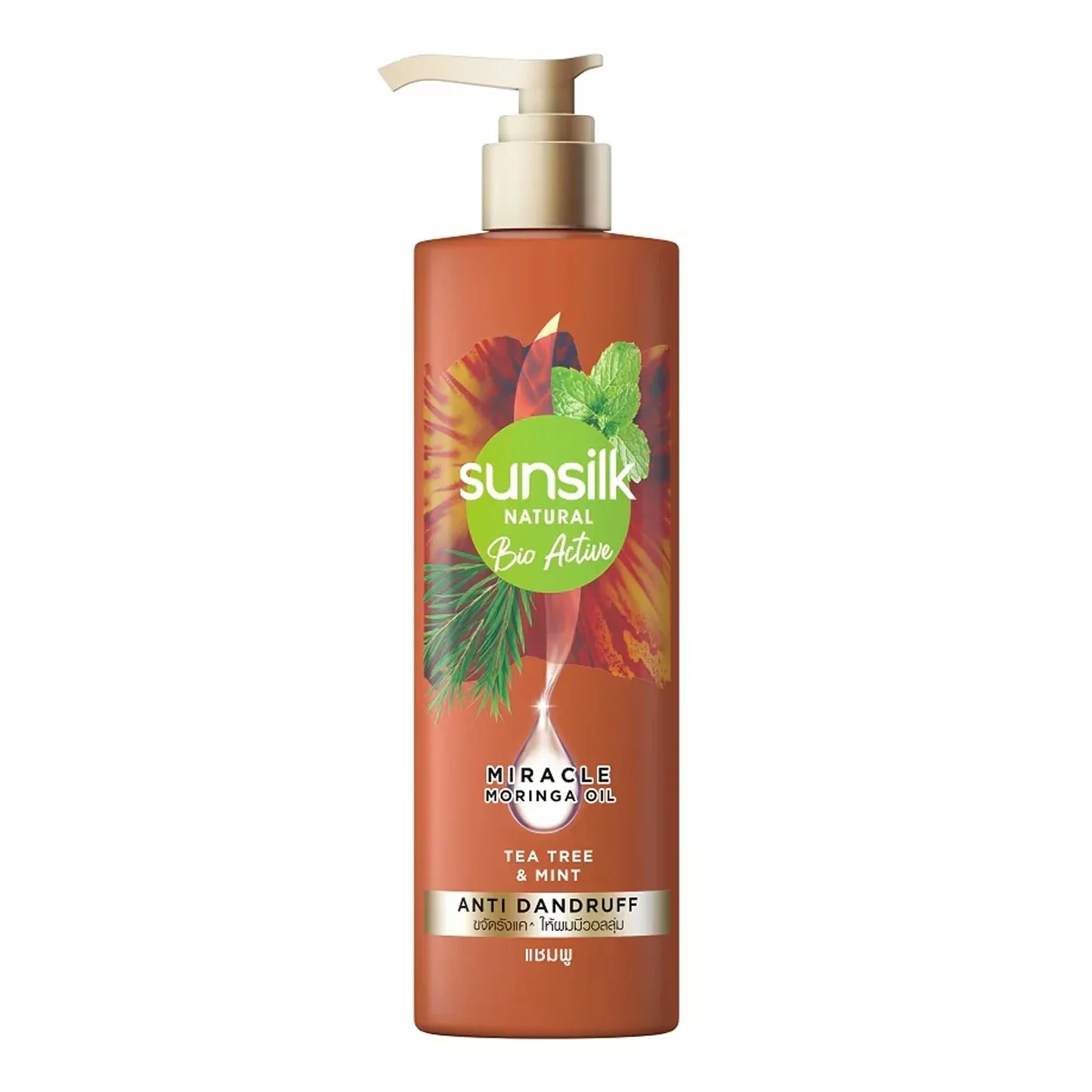 Sunsilk Bio Active Miracle Moringa Oil Tea Tree & Mint Anti Dandruff Shampoo 380ml