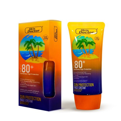 Skin Doctor Extremely High Sun Protection Face Cream SPF 80+ - 50g