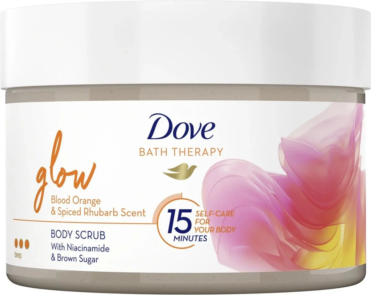 Dove Glow Body Scrub With Niacinamide & Brown Sugar - 295ml
