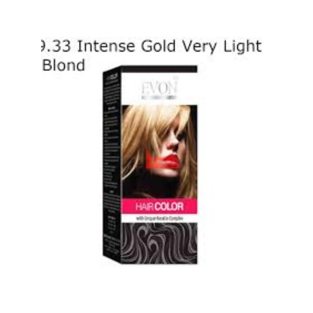 Evon Hair Colour 9.33 Intense Gold Very Light Blond - 60ml