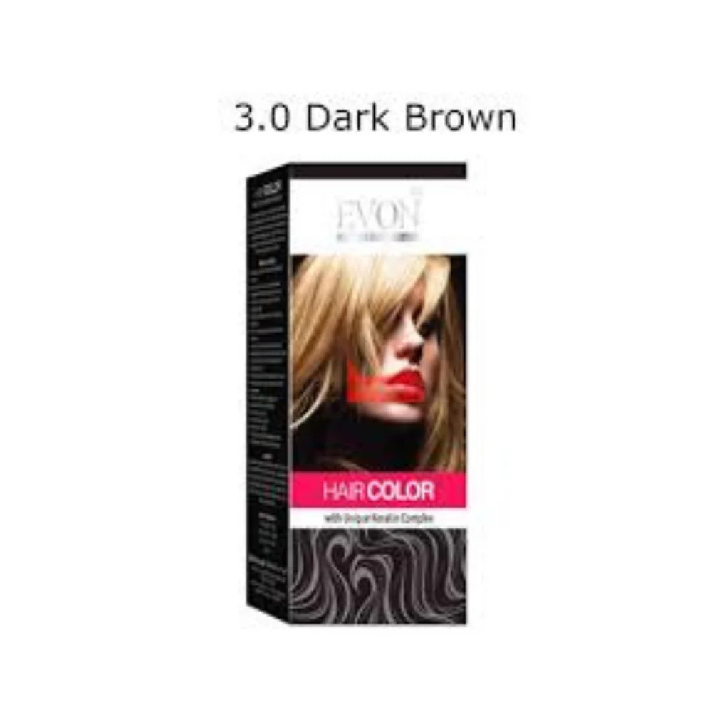 Evon Hair Colour 3.0 Dark Brown - 60ml