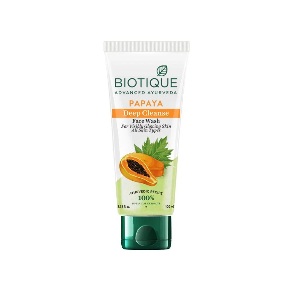 Biotique Papaya Deep Cleanse Face Wash - 100ml
