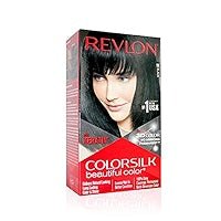 Revlon Color Silk Hair Color with Keratin - 300g (Soft Black 1WN)
