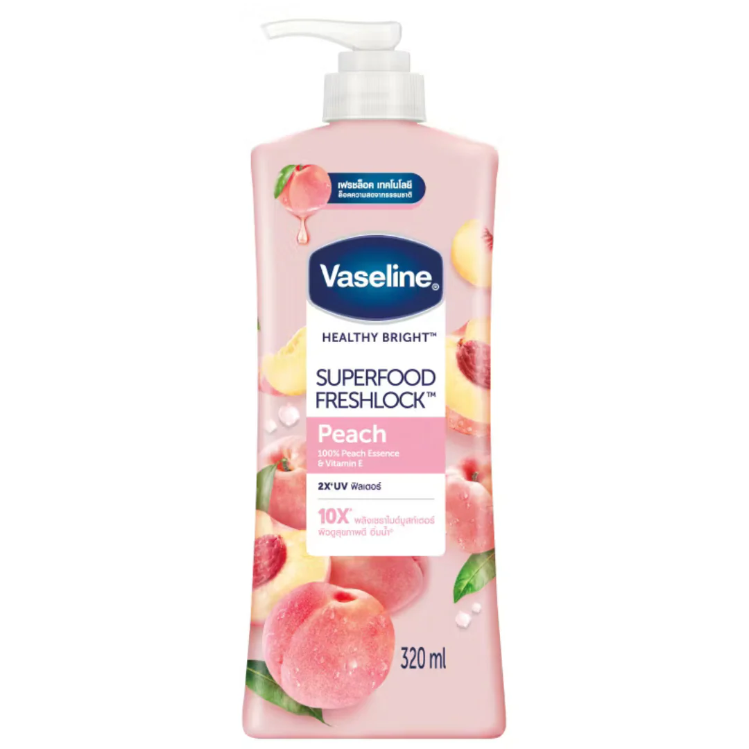 Vaseline Super Food Freshlock Peach Lotion 320ml