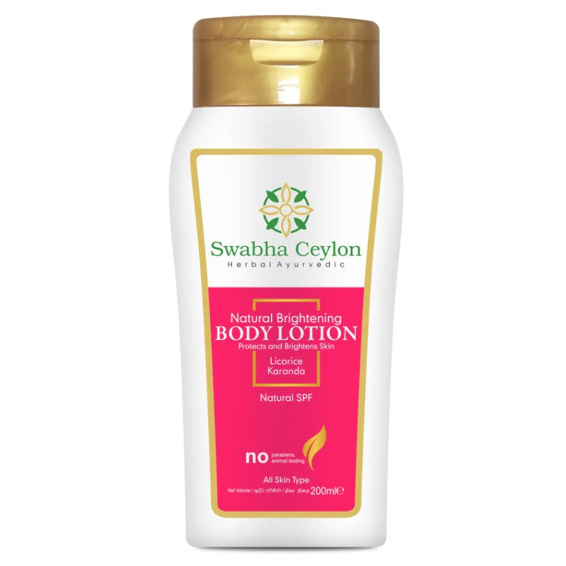 Swabha Ceylon Natural Brightening Body Lotion 200ml