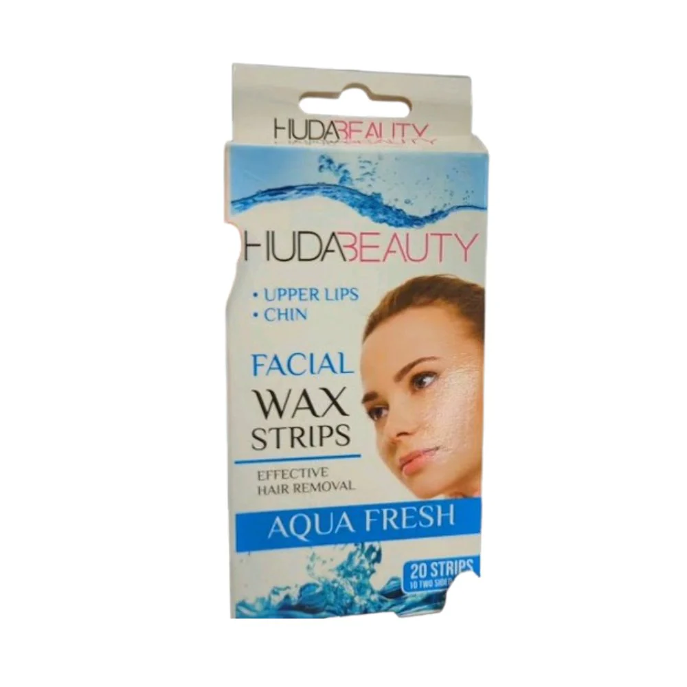 Huda Beauty Aqua Fresh Facial Wax Strips - 20 Strips