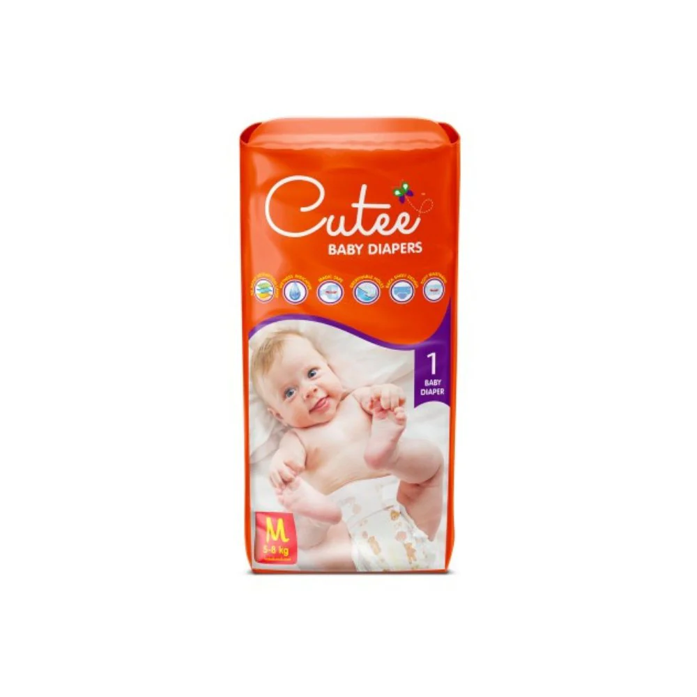 Cutee Baby Diapers Single Pack - Medium