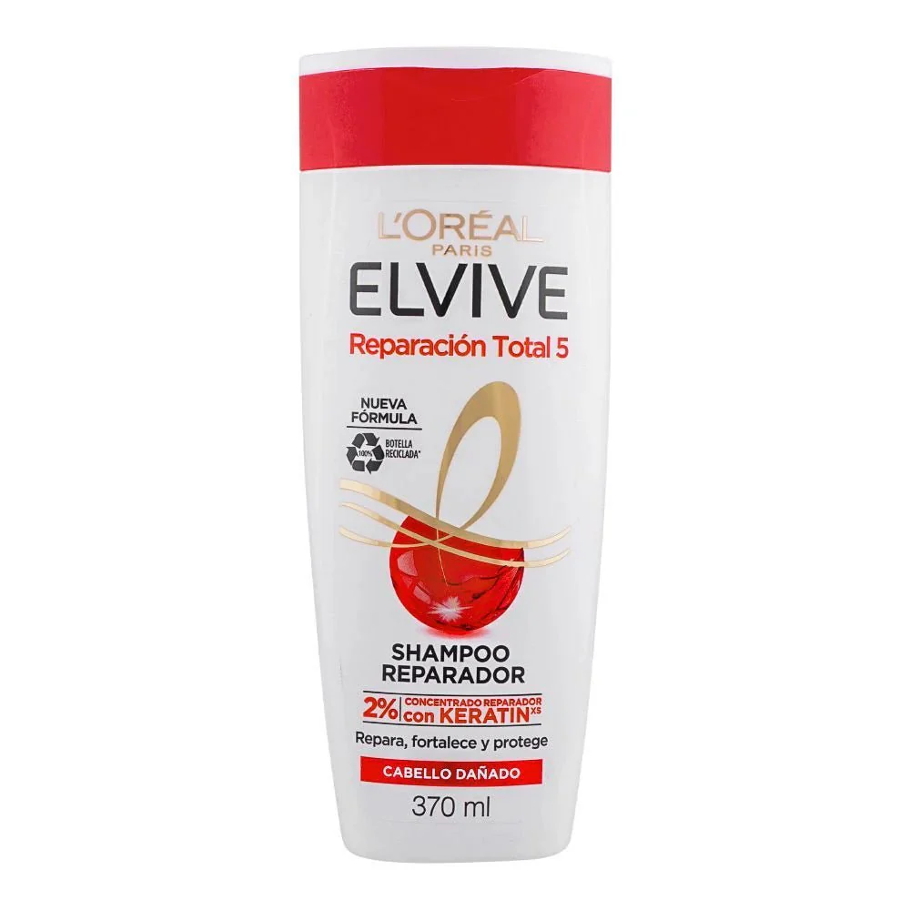 Loreal Elvive Shampoo Total 5 Reparador - 370ml