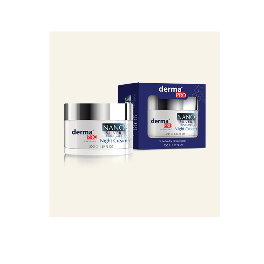 Derma Pro Nano Silver Triple Laser Night Cream -50g