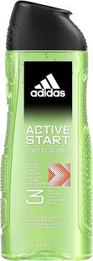 Adidas Active Start Shower Gel 1 In 3 - 400ml