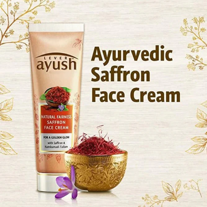Ayush Face Cream With Saffron , kumkumadi Tailam & Vitamin C 15g