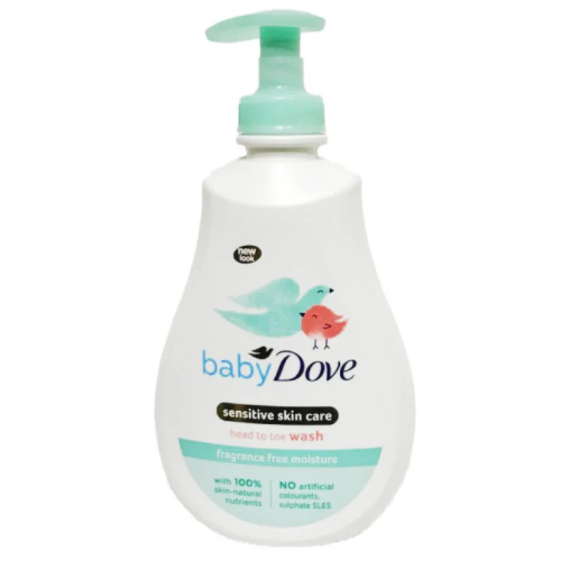 Baby Dove Head To Toe Wash Fragrance Free Moisture 200ml