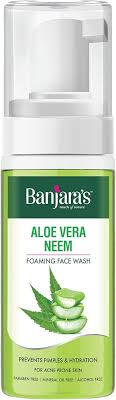 Banjaras Aloe Vera Neem Foaming Face Wash 150ml