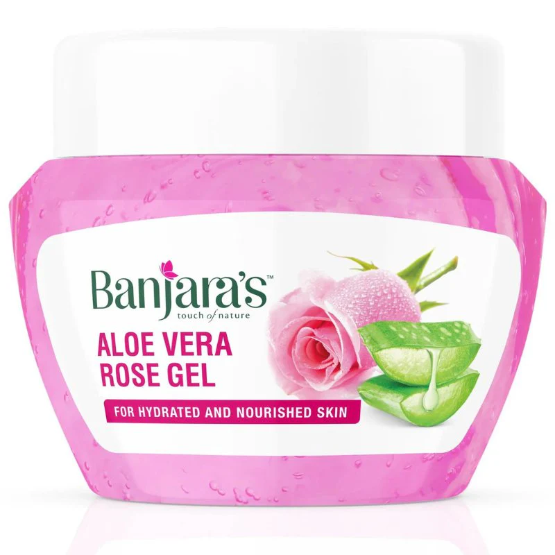 Banjaras Aloe Vera Rose Gel 100g