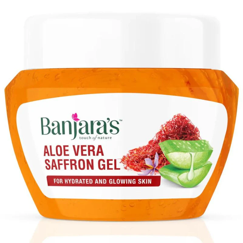 Banjaras Aloe Vera Saffron Gel 100g