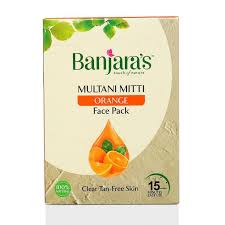 Banjara's Multani Mitti Orange Face Pack Powder - 100g