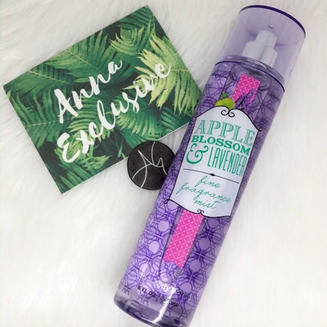 Bath And Body Apple Blossom And Lavender Fine Mist -236ml