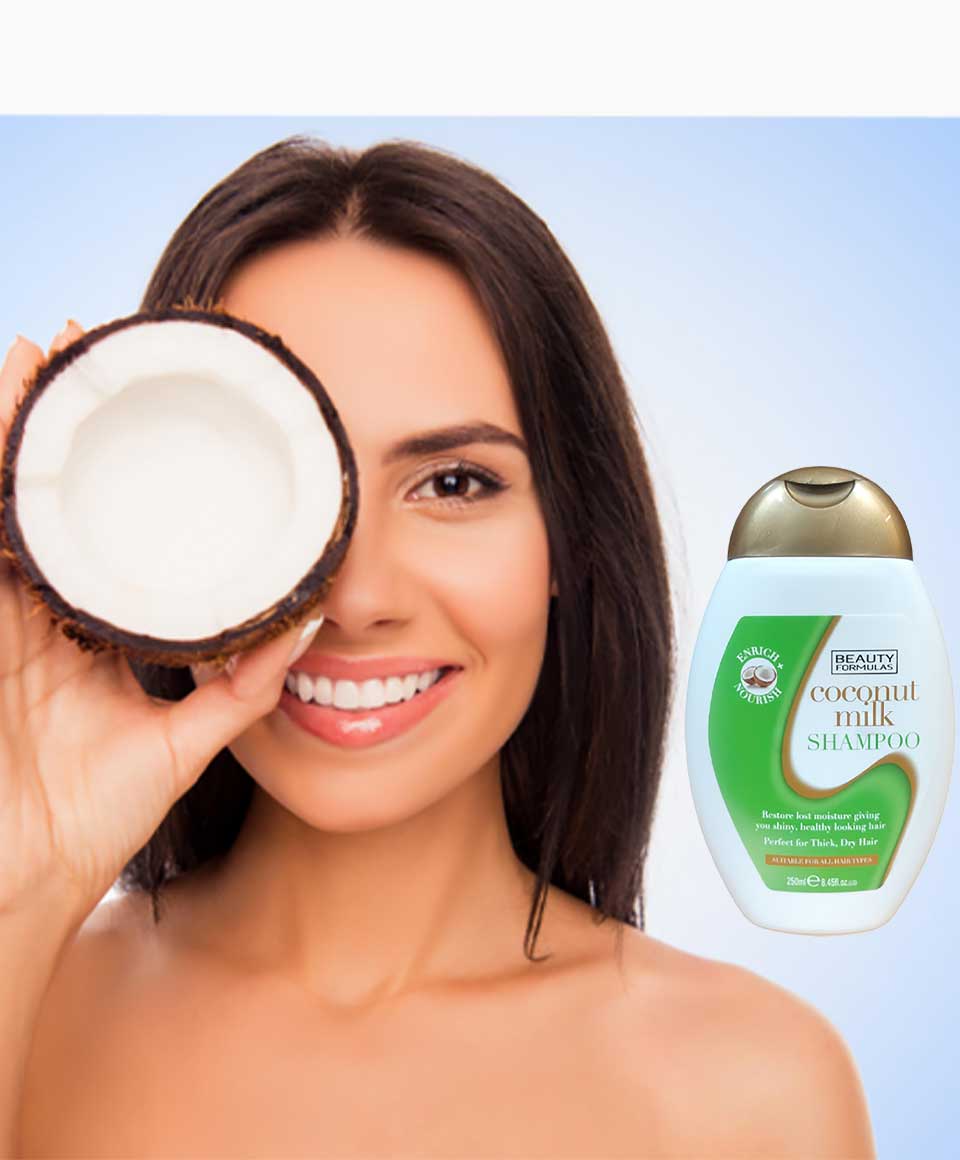 Beauty Formulas Coconut Milk Shampoo 250ml - Image 2