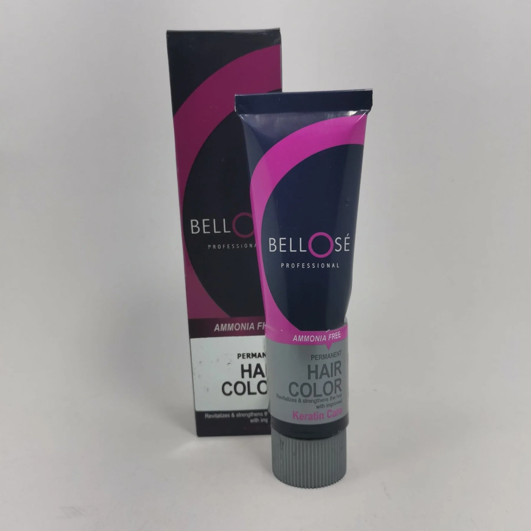 Bellose Ammonia Free Permanent Hair Color 2.0 Black - 60ml