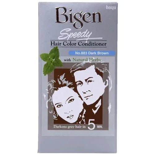 Bigen Speedy No Ammonia Hair Color Conditioner no.883 Dark Brown - 80g